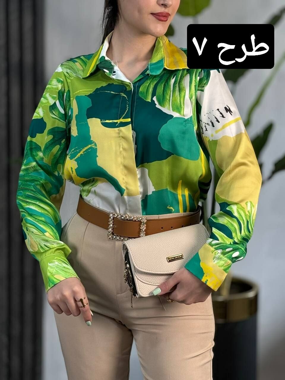 شومیز ساتن سیلک کد 1782