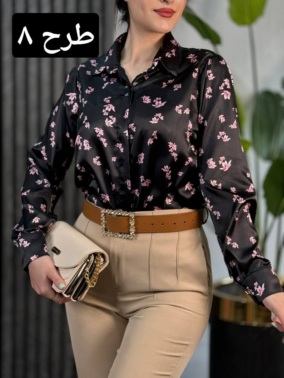 شومیز ساتن سیلک کد 1782