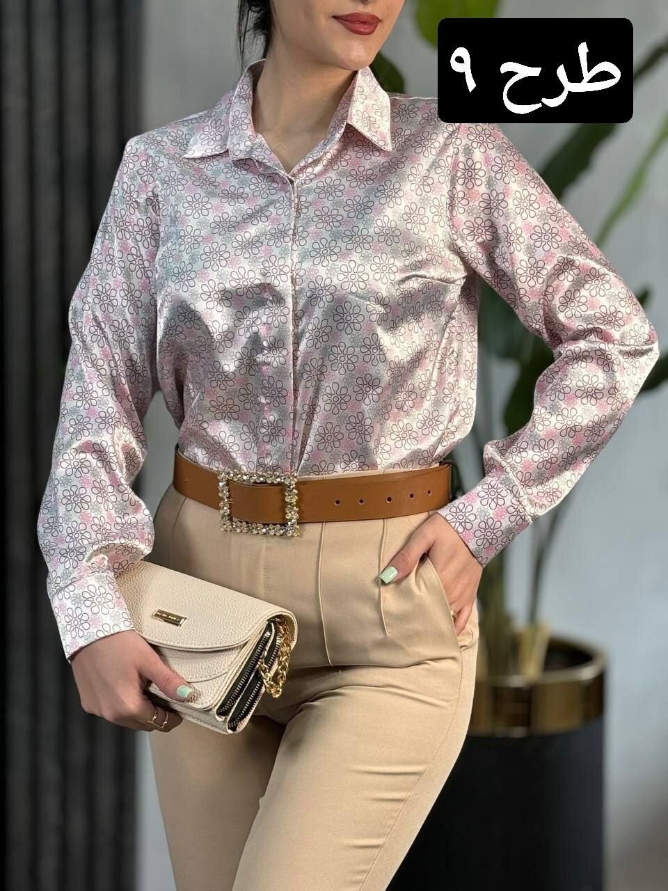 شومیز ساتن سیلک کد 1782