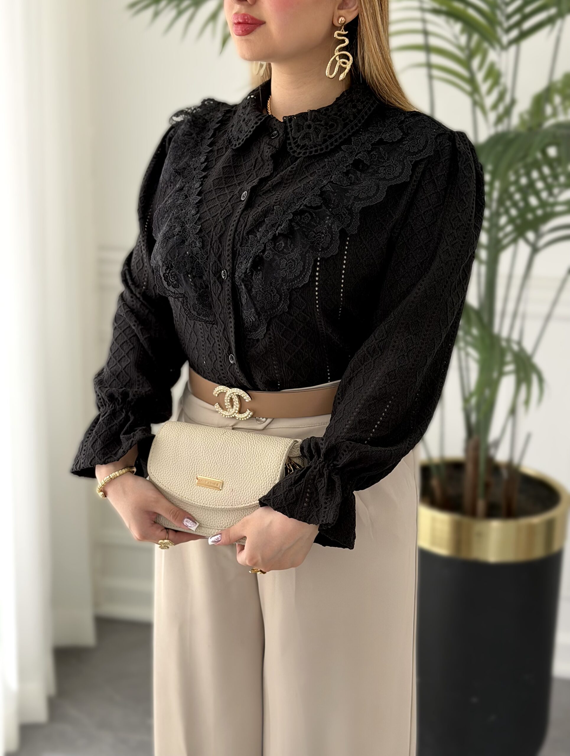 شومیز شهناز زنانه جنس دانتل