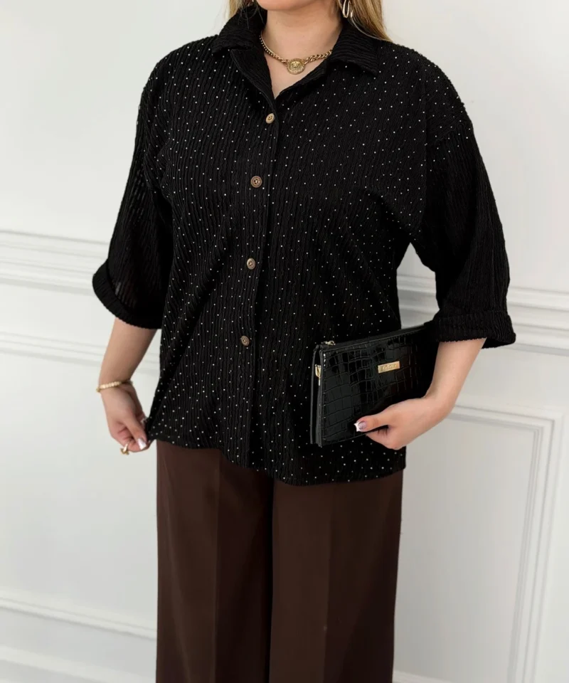 شومیز لعیا زنانه پارچه مراکشی