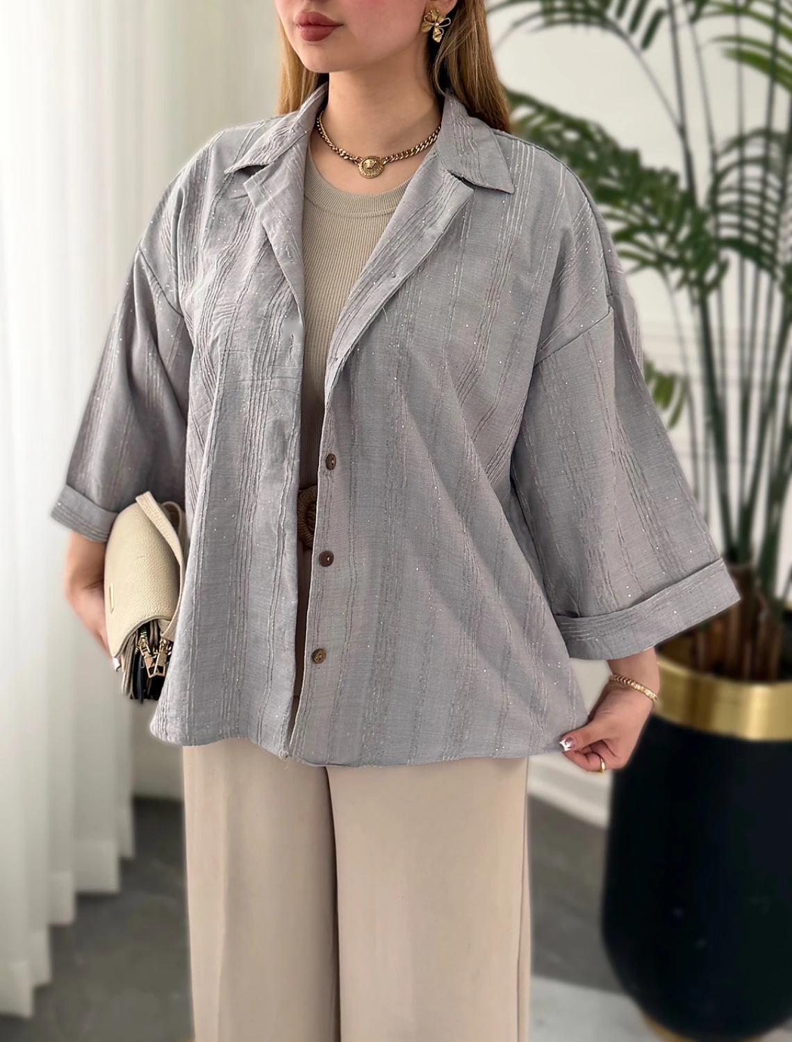 شومیز زنانه راه راه