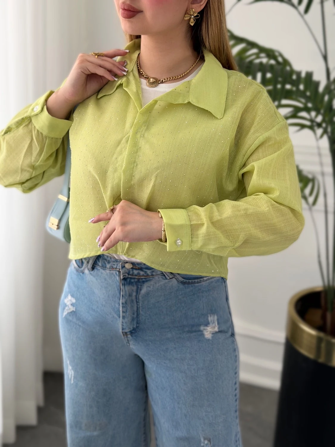 شومیز زنانه کوتاه