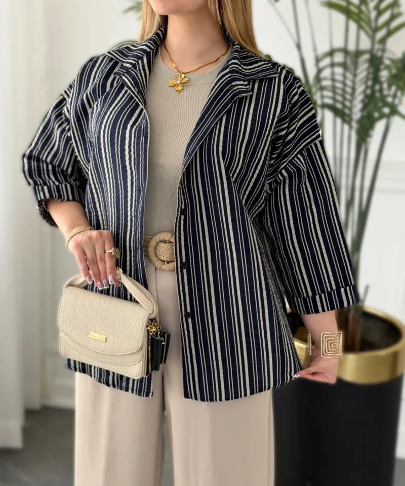 شومیز زنانه مدل آیلار جنس NR