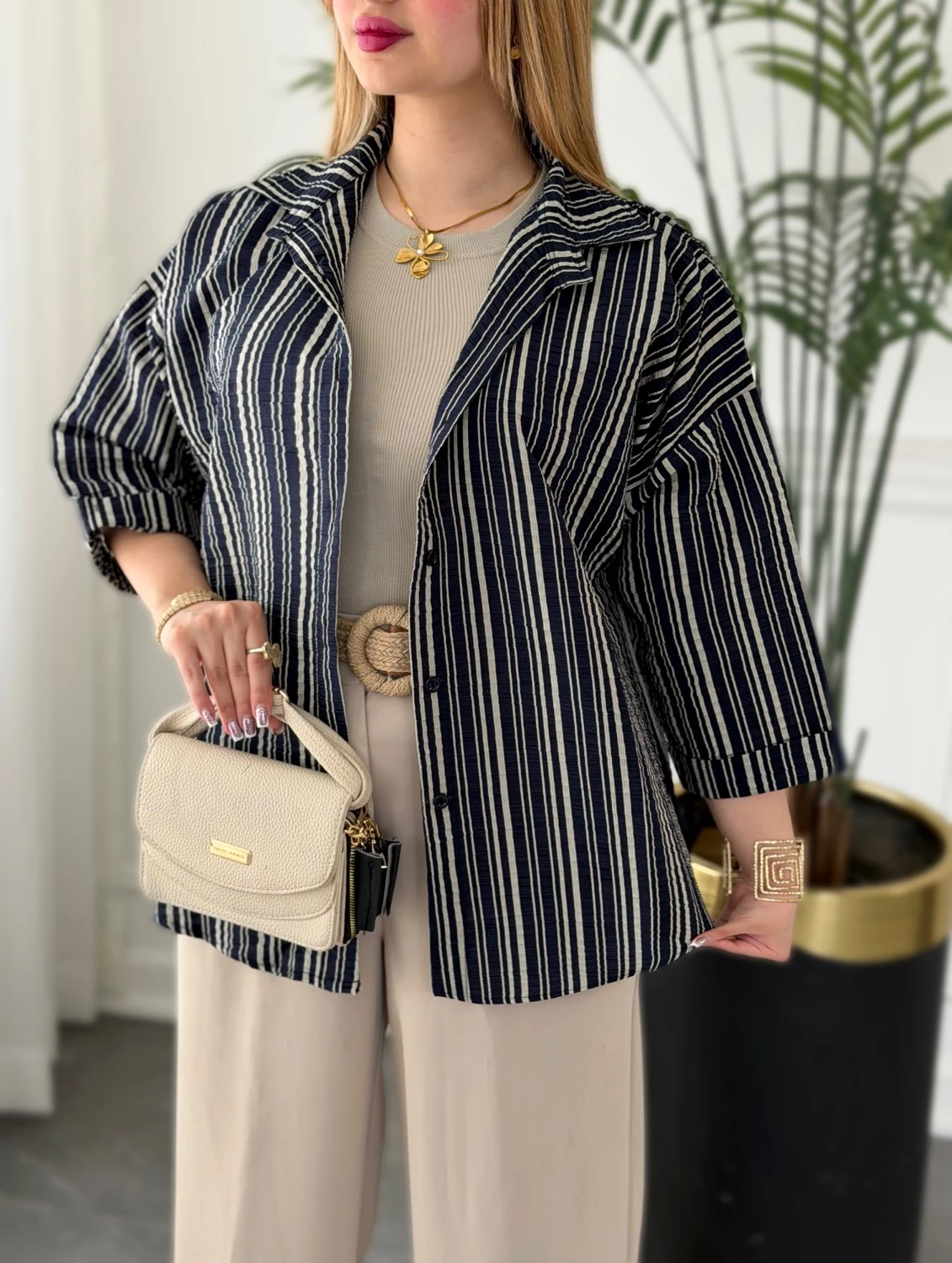 شومیز زنانه مدل آیلار جنس NR
