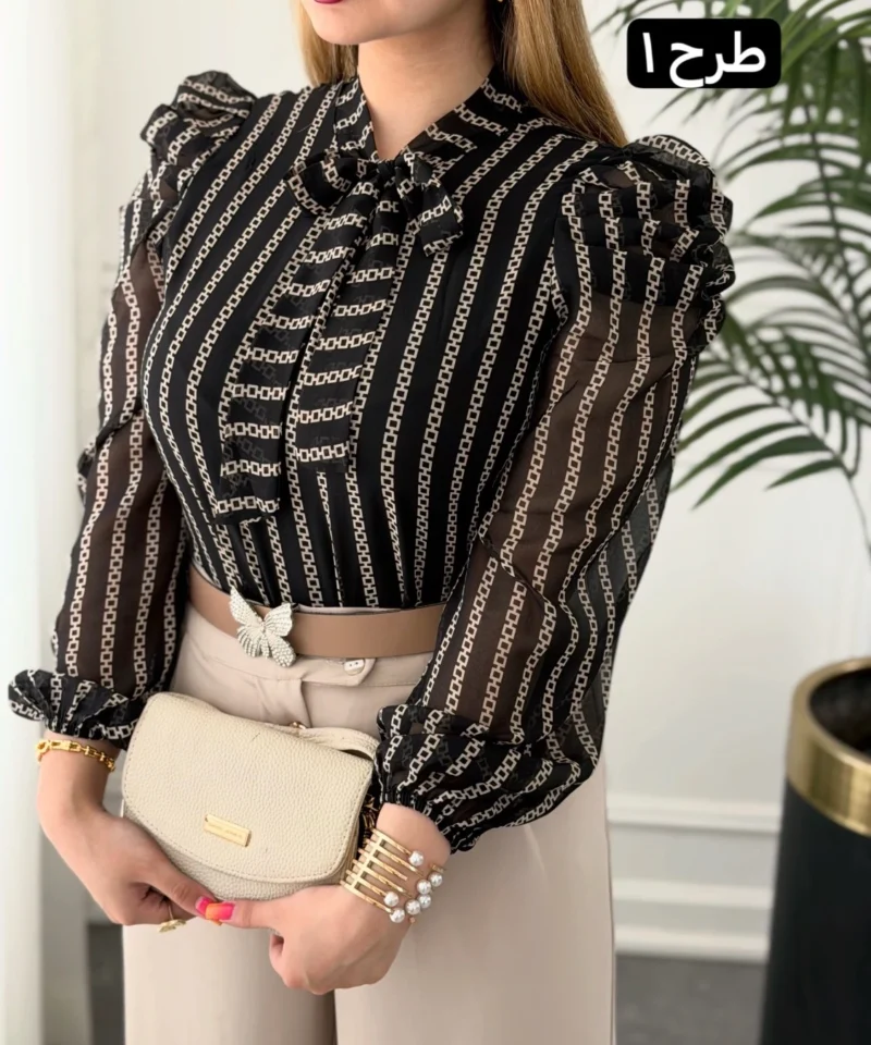 شومیز روژین 0495