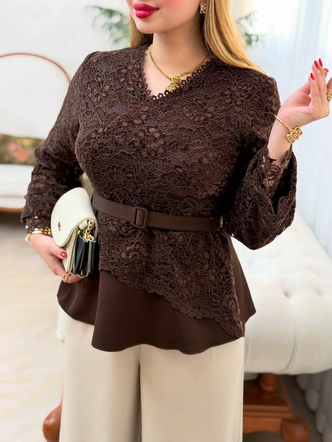 شومیز ماژان 0645 - Image 8