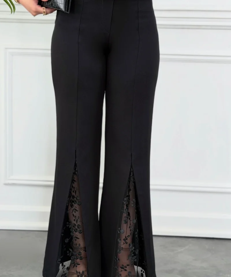 شلوار پارچه ای گیپور 0560