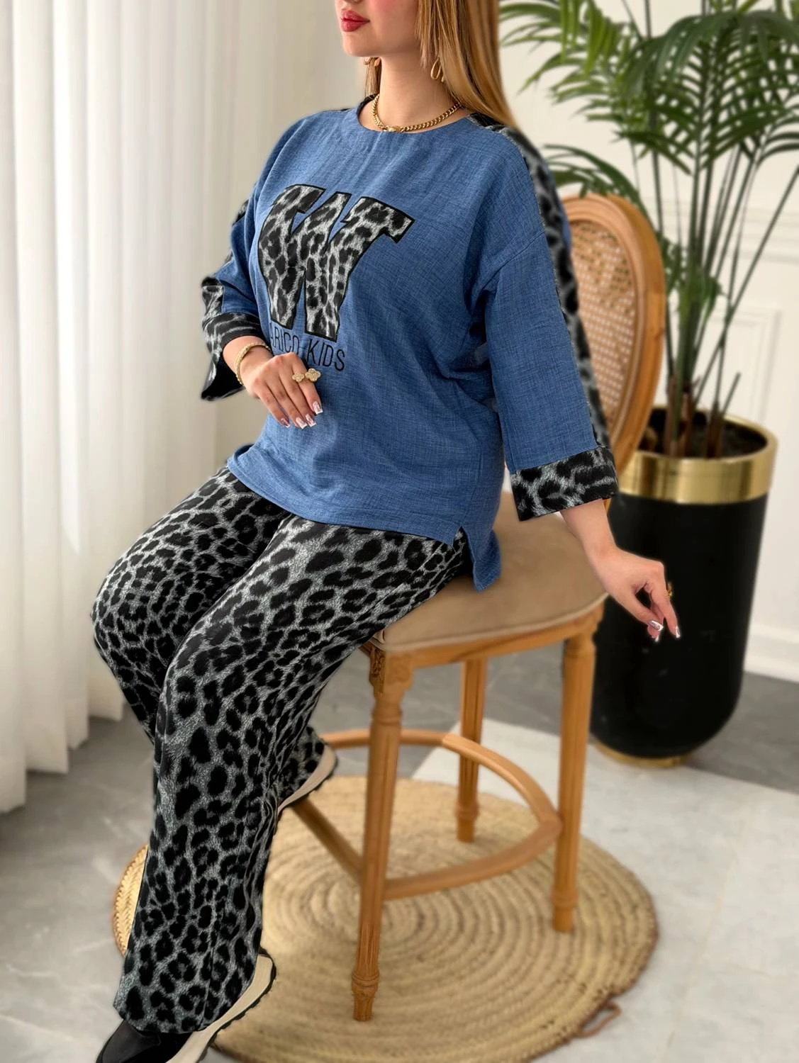 ست خانگی وستا زنانه جنس صوفیا