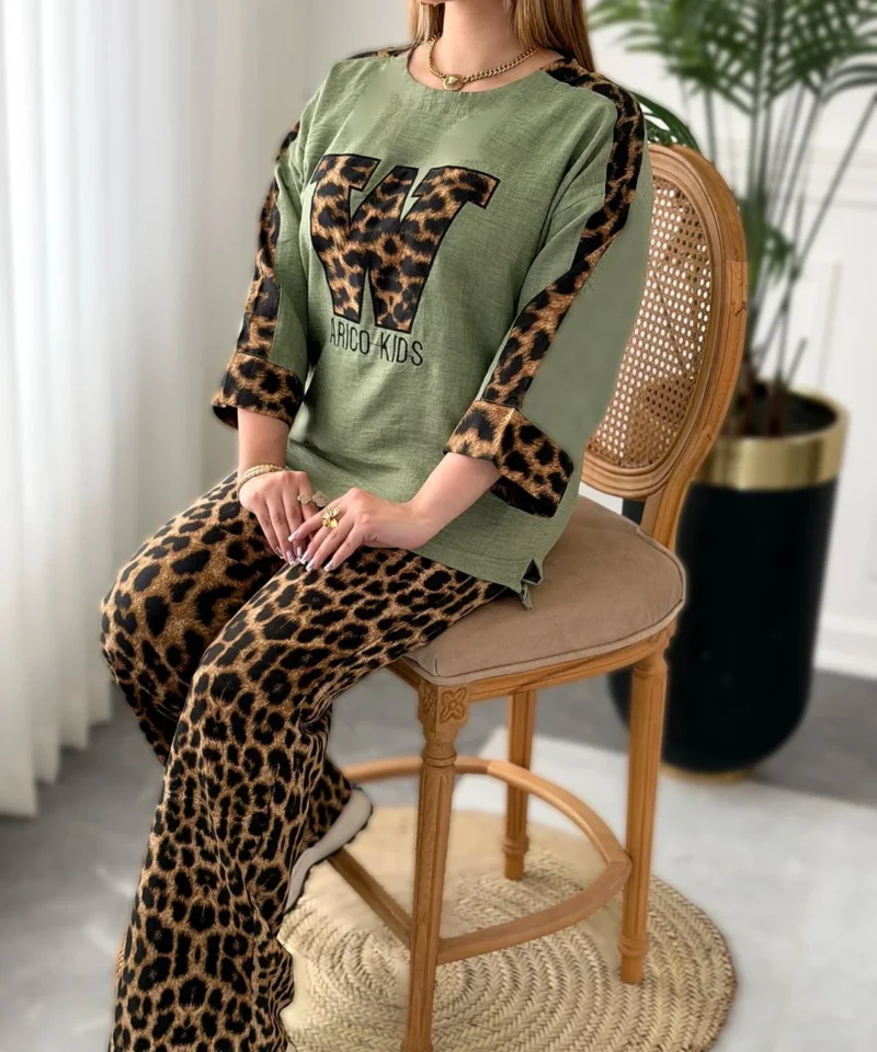 ست راحتی زنانه بلوز شلوار وستا