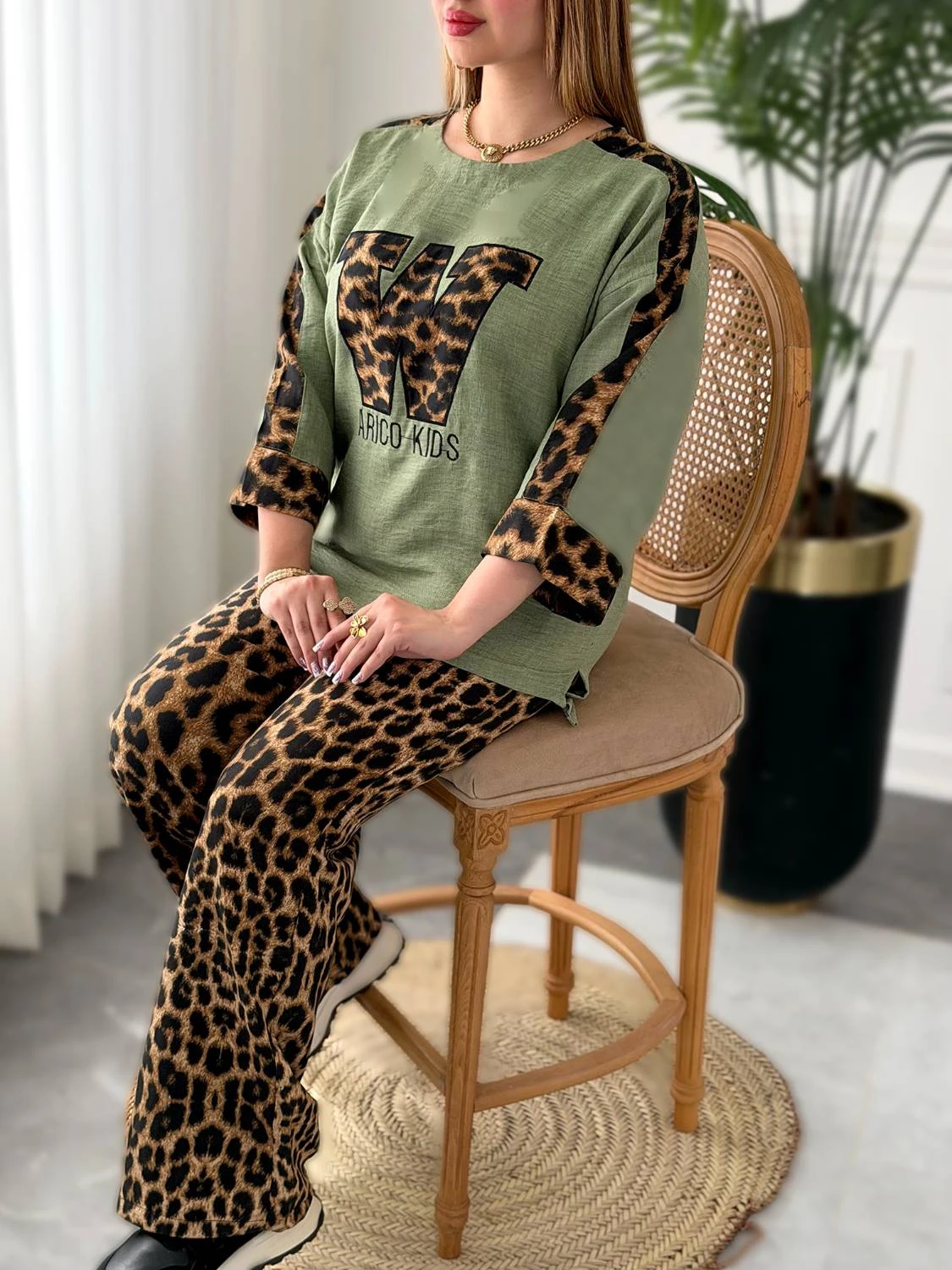 ست راحتی زنانه بلوز شلوار وستا