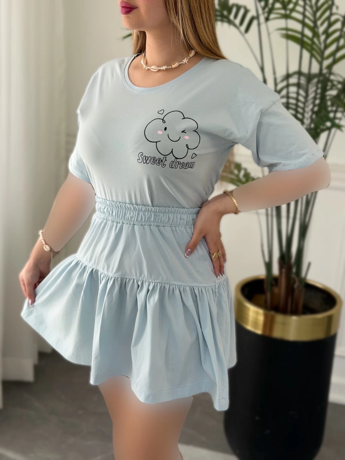 ست بلوز شلوار راحتی زنانه