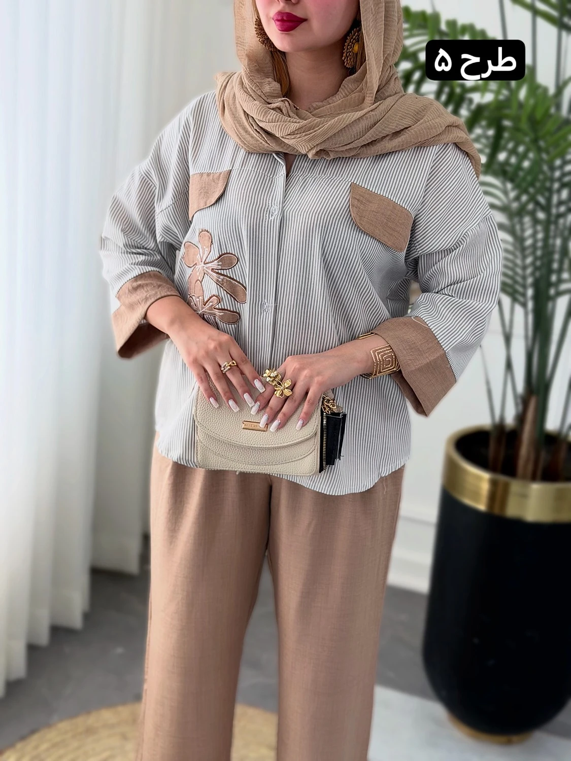 ست کژوال رونیا 0577 - Image 5