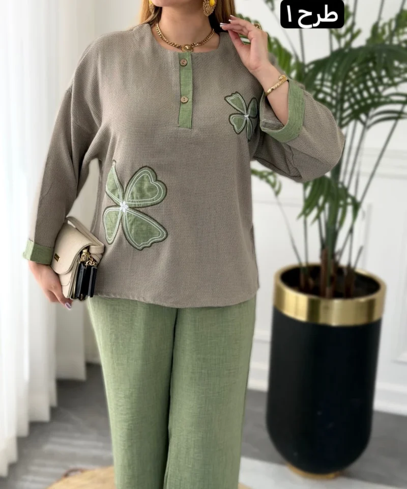 ست بلوز شلوار شایا زنانه