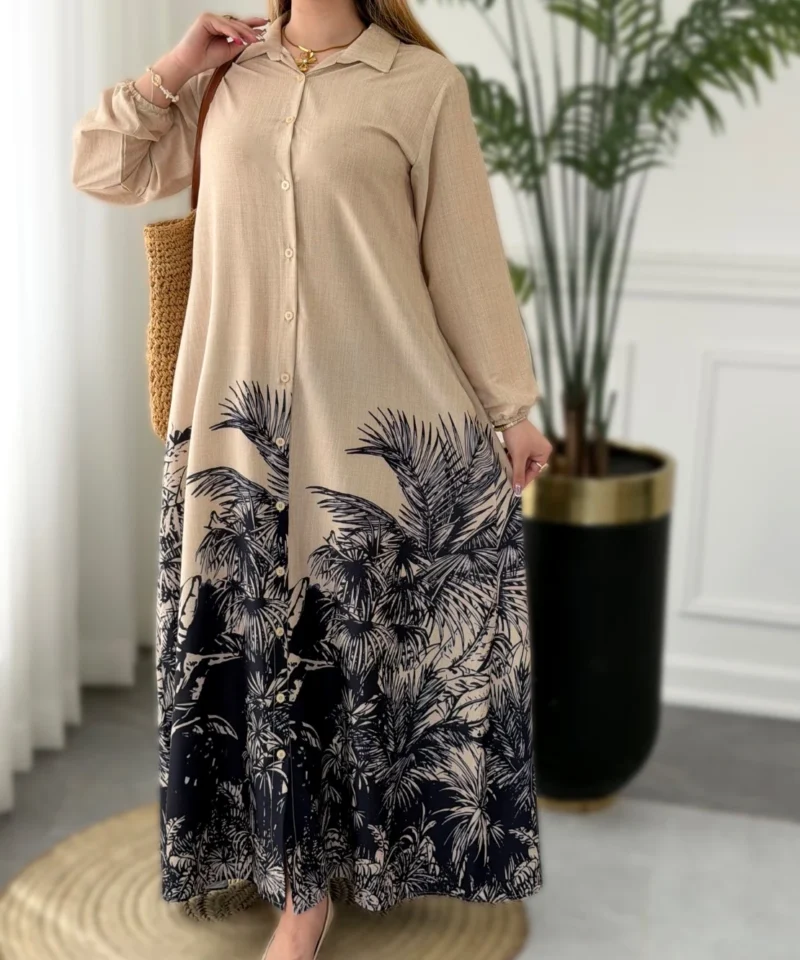 پیراهن زنانه نخ شانتون
