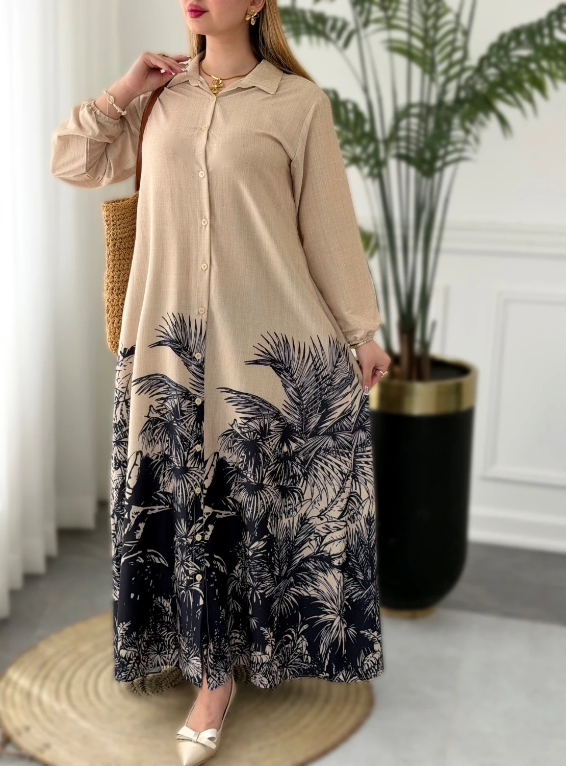پیراهن زنانه نخ شانتون