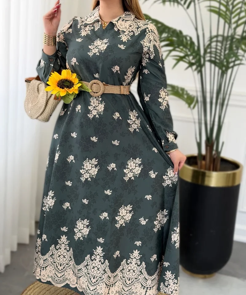 پیراهن زنانه بلند شیک و ساده