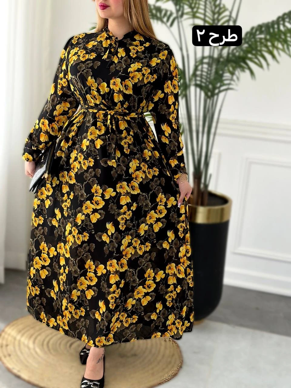 پیراهن زنانه بلند مدل نلا