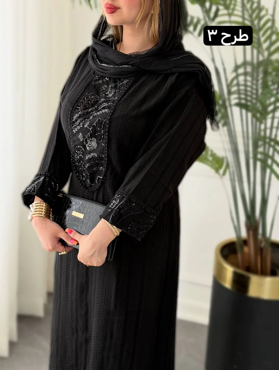 پیراهن روزمره فرخنده 0382 - Image 3