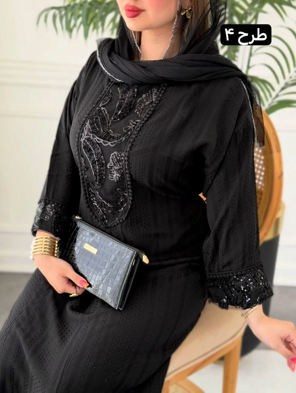 پیراهن روزمره فرخنده 0382 - Image 7