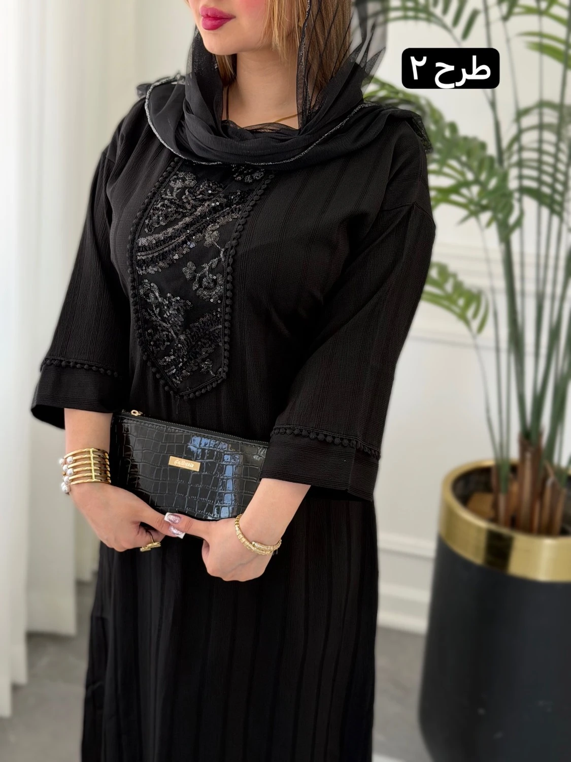 پیراهن روزمره فرخنده 0382 - Image 2