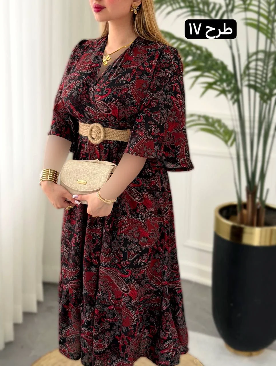پیراهن روزمره لادن 0383 - Image 8