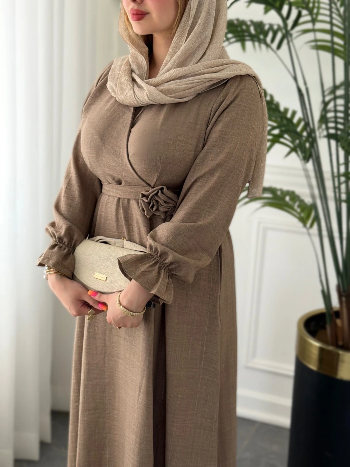 پیراهن روزمره طلا 0403 - Image 4