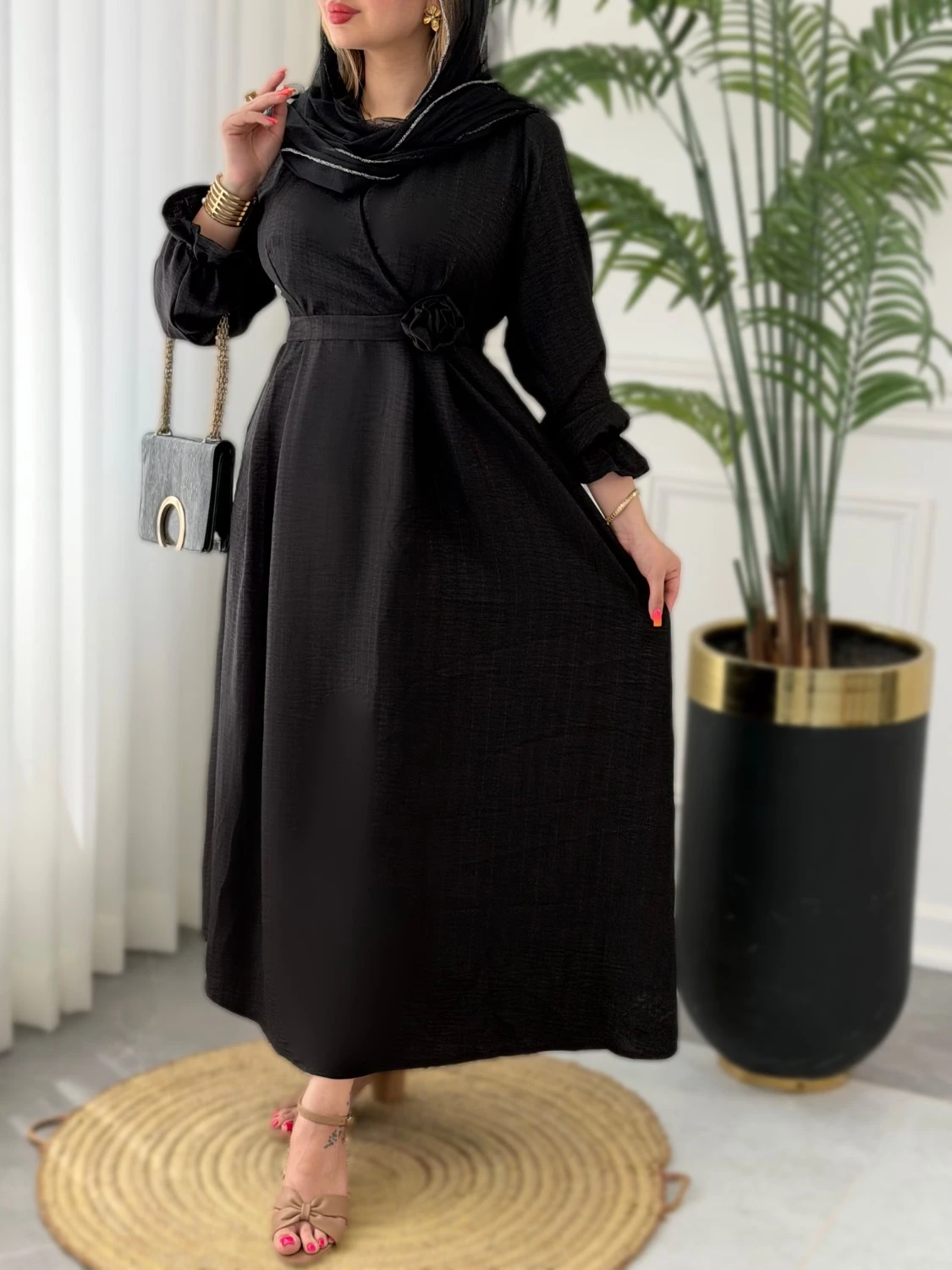 پیراهن روزمره طلا 0403 - Image 5