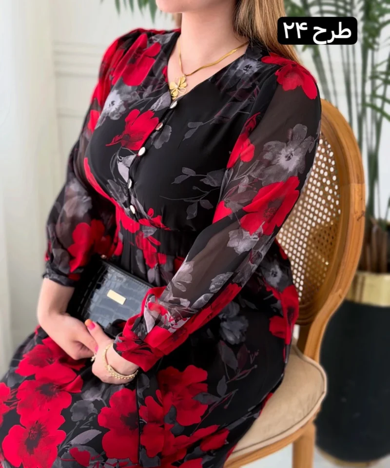 پیراهن روزمره مهتا 0407