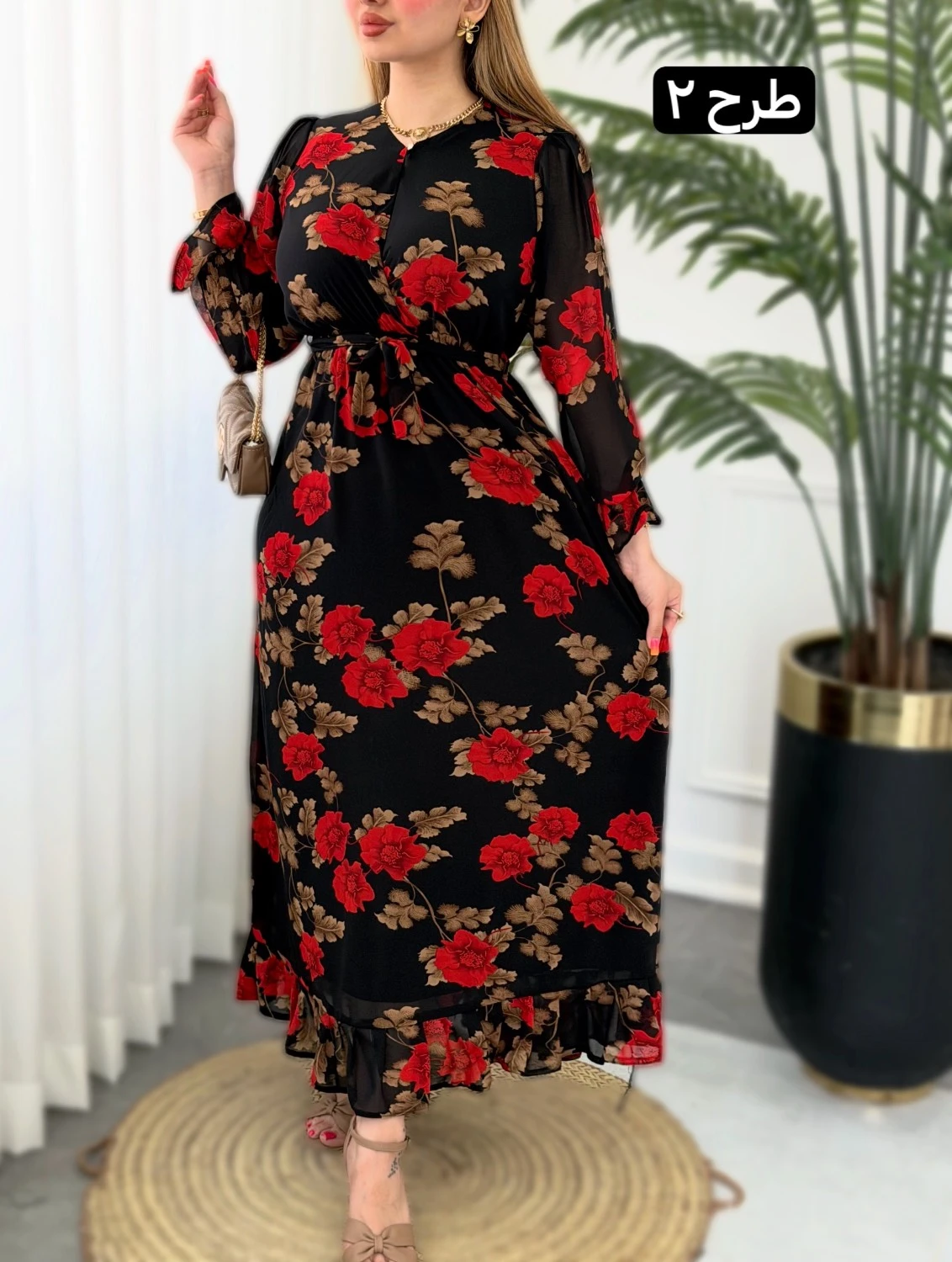 پیراهن روزمره گلناز 0421 - Image 2