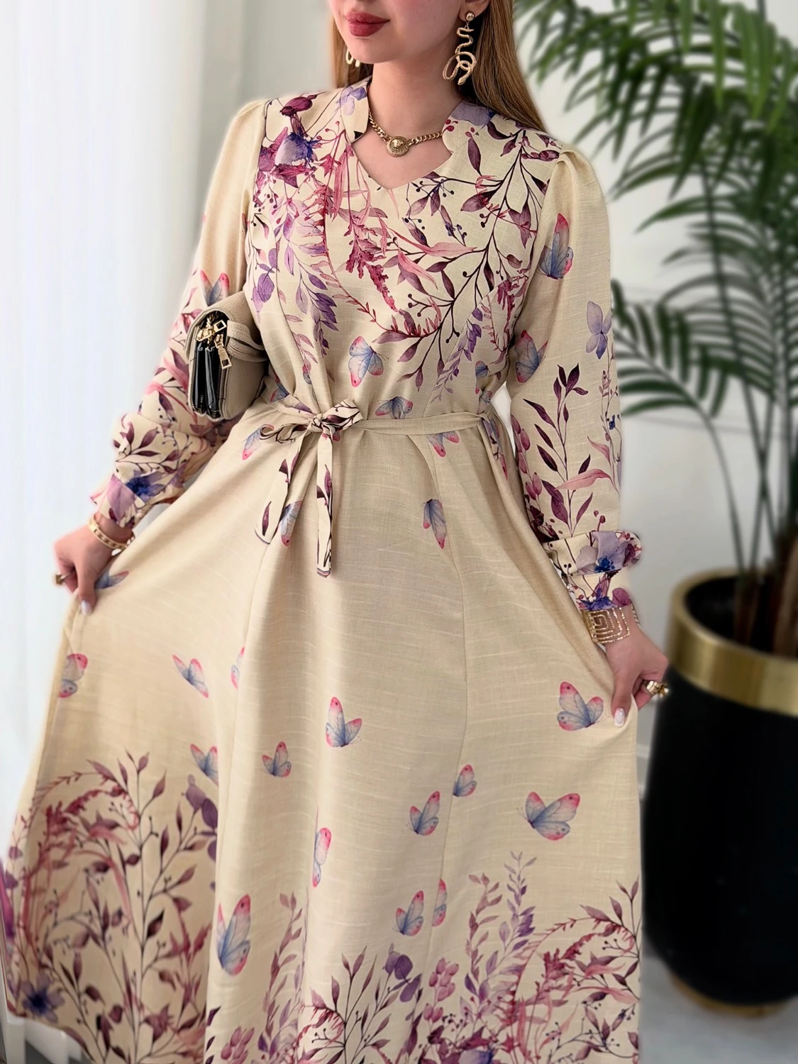 پیراهن شکوفه 0575 - Image 3