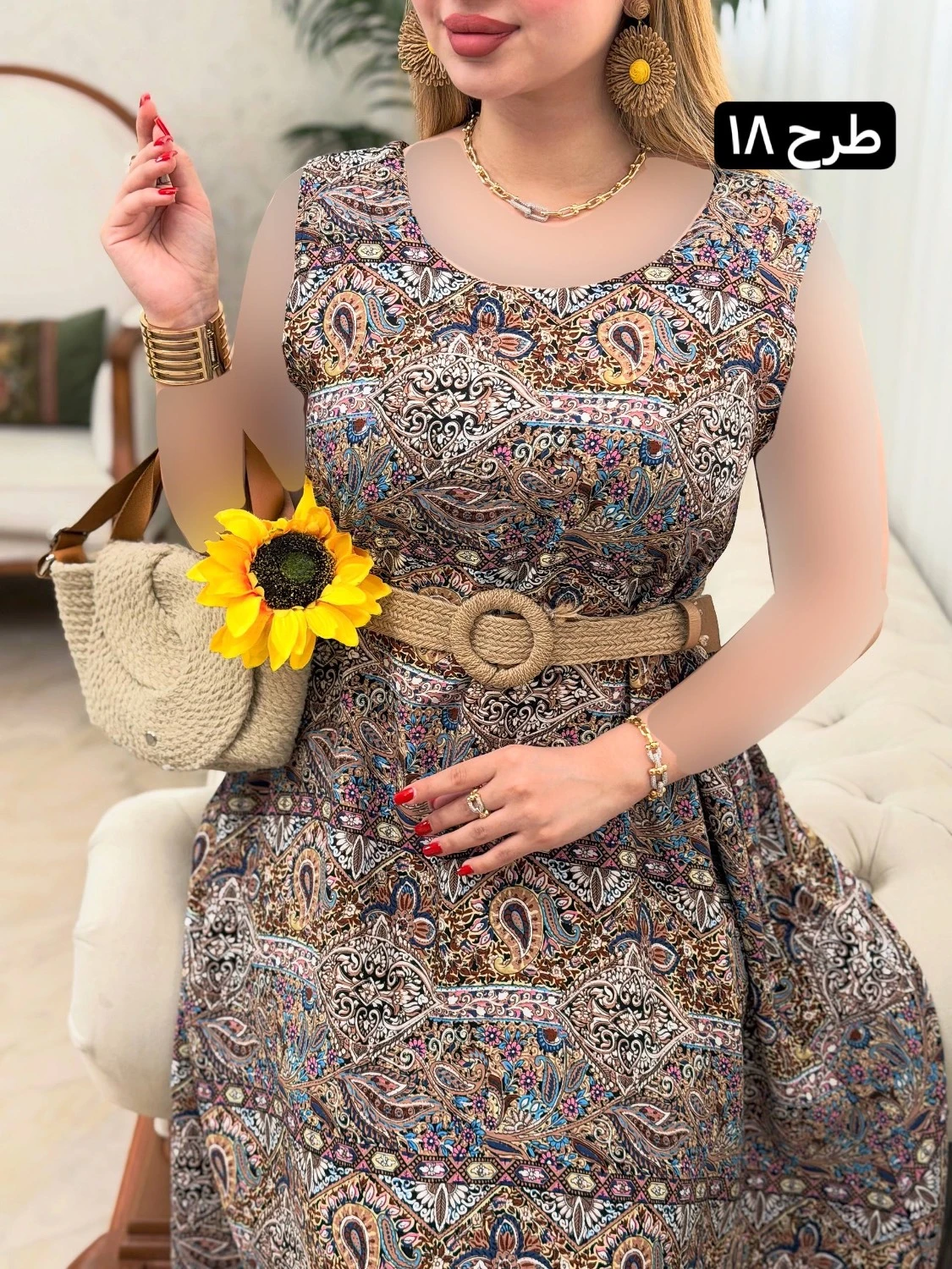 پیراهن شهناز 0646 - Image 18