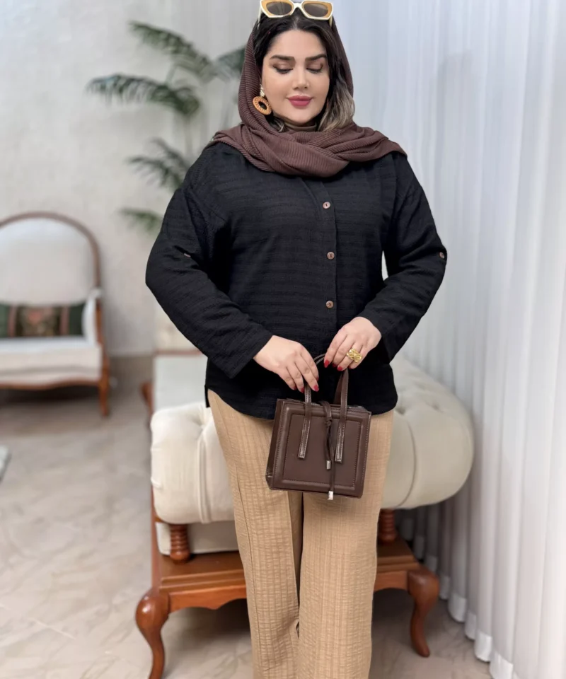 شومیز مراکشی رونیکا - مشکی