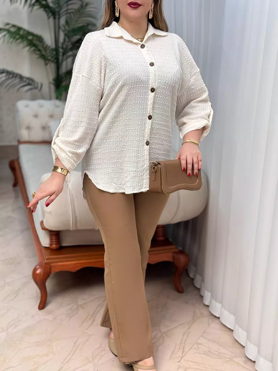 شومیز مراکشی نازینا - شیری