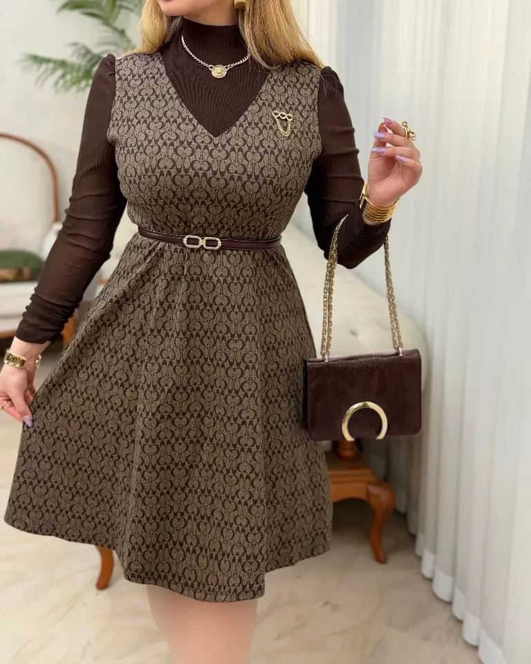 عکس پیراهن آرا ژاکارد ابریشم