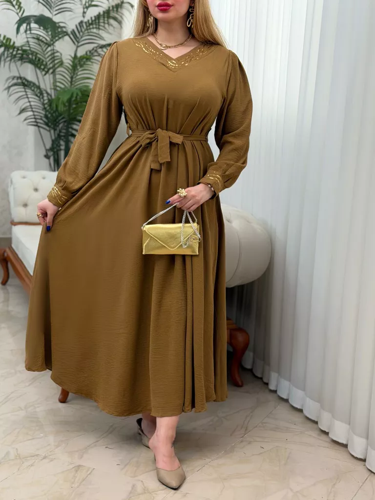 تصویر پیراهن ایتالیایی زنانه عاطفه