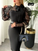 شومیز راحله زنانه تور طرحدار