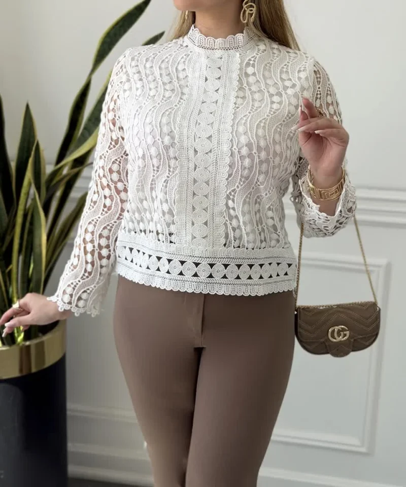 شومیز تارا - سفید