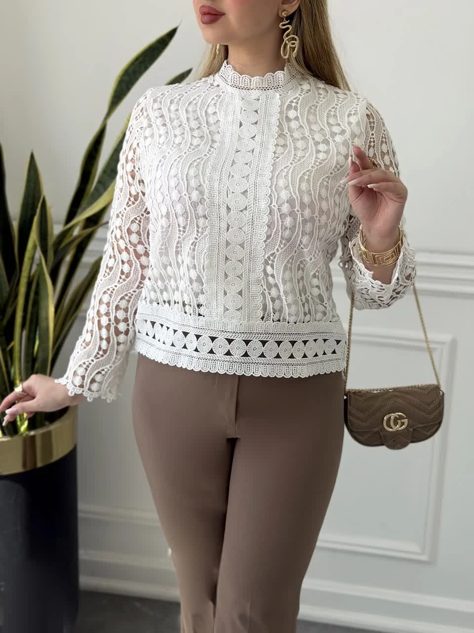 شومیز تارا - سفید