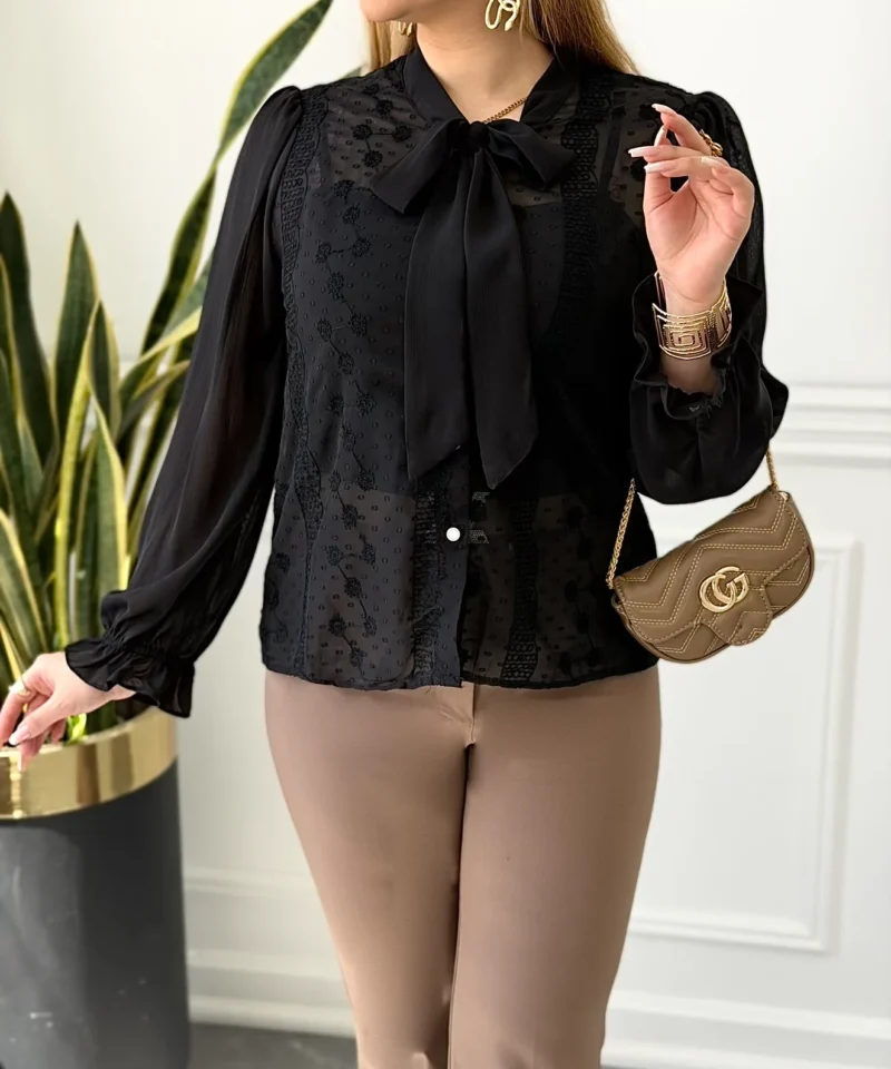 جزئیات پارچه حریر شومیز حنا