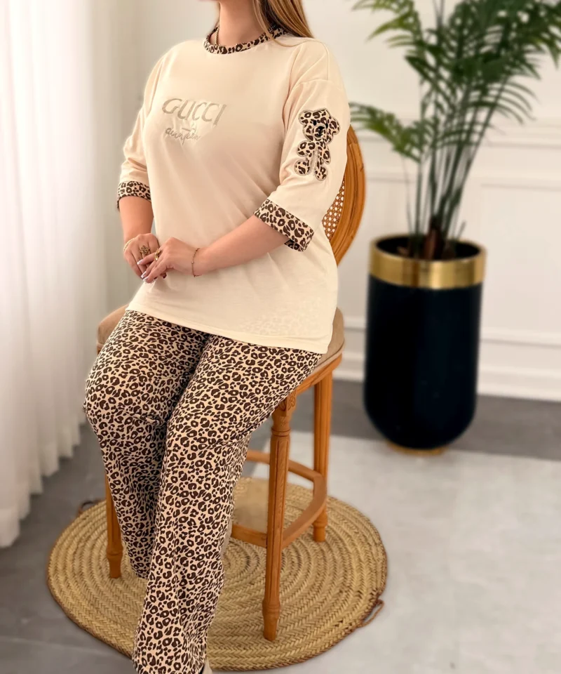 عکس دورسینه ۱۱۵ ست خانگی زنانه