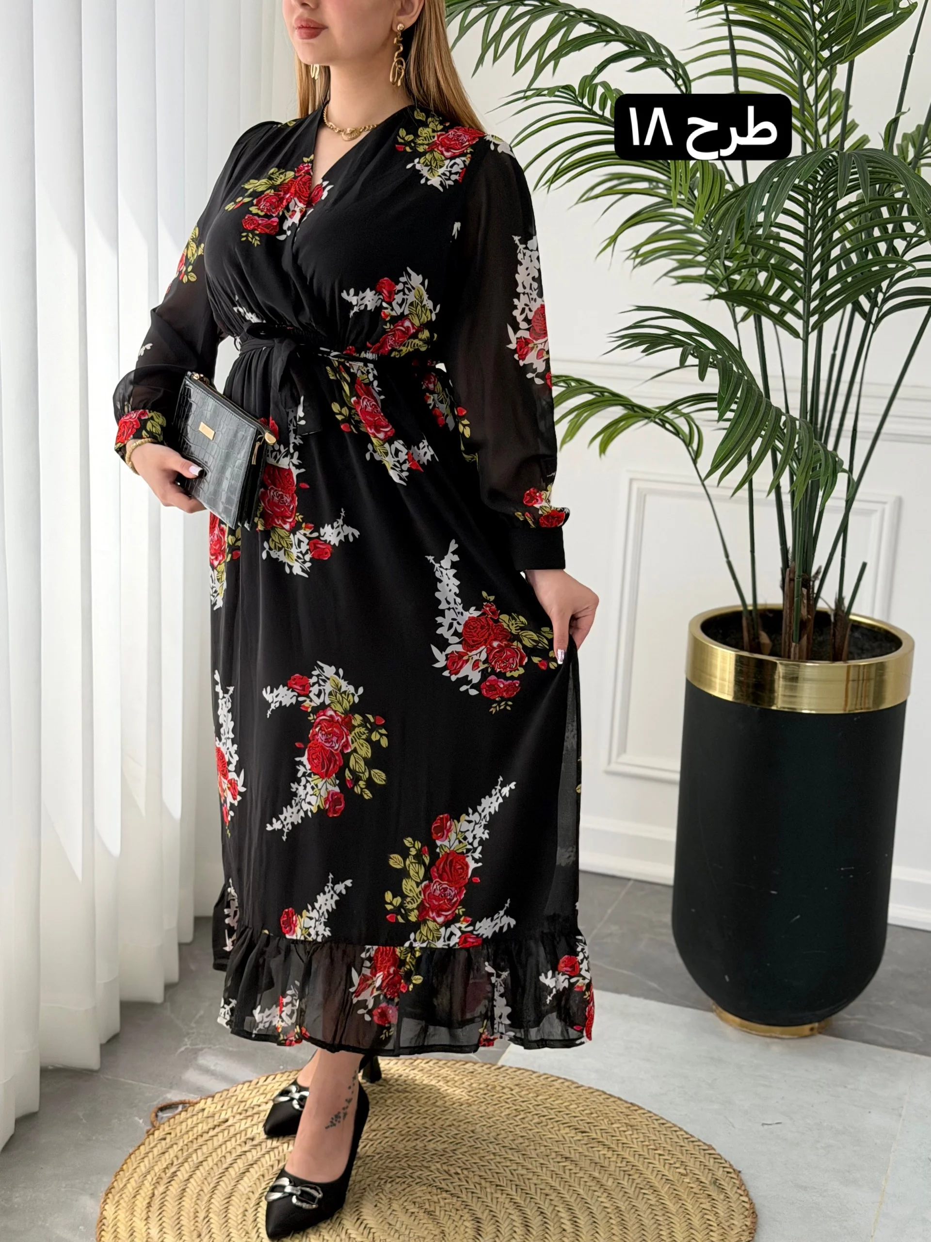 پیراهن روزمره مهتاب - طرح 18