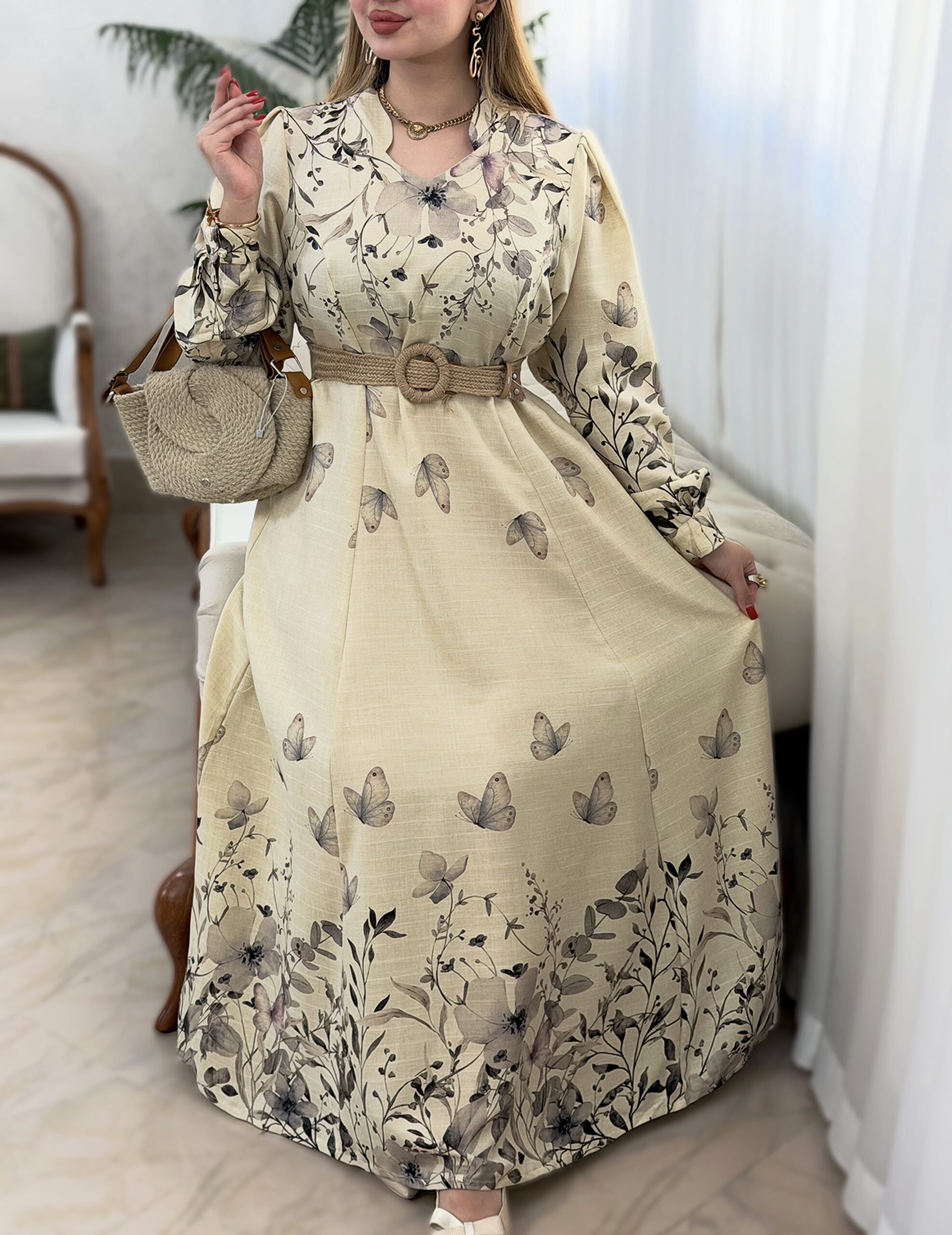 پیراهن شکوفه 0575 - Image 6